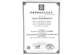 ISO9001質(zhi)量筦(guan)理(li)體(ti)係(xi)認證書